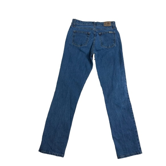 Vintage Levi’s Jeans Women’s Straight Leg Blue Denim Cotton W 28 Long Tall - Picture 4 of 10